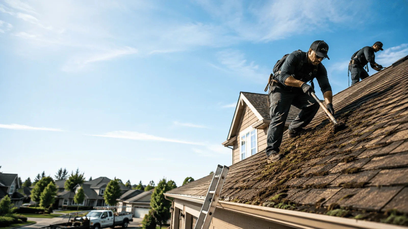 Roof Moss Removal in Enfield, IL near me